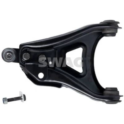 Image de SWAG 60 91 0894 Bras de suspension avec roulement Essieu avant gauche, inférieur barre oscillant transversal Tôle d&#039;acier RENAULT: CLIO 2, Kangoo I