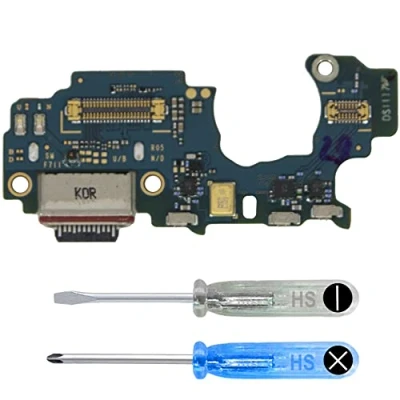 Image de MMOBIEL Connecteur de Charge Compatible avec Samsung Galaxy Z Flip3 5G 2021 Dock Connector USB C Jack Audio/Microphone/Antenne Remplacement INCL. Tournevis