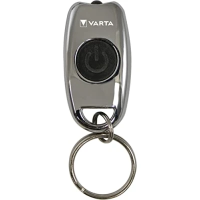 Image de VARTA lampe Torche LED incl. 2x piles CR2016, Metal Key Chain Light, de poche avec porte clés, clés ultra compact, à clé 2 modes d&#039;éclairage