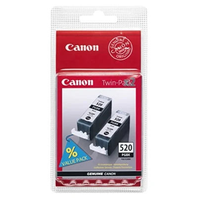Image de Cartouche d&#039;encre Canon PGI 520BK2 Noir x2 Multipack
