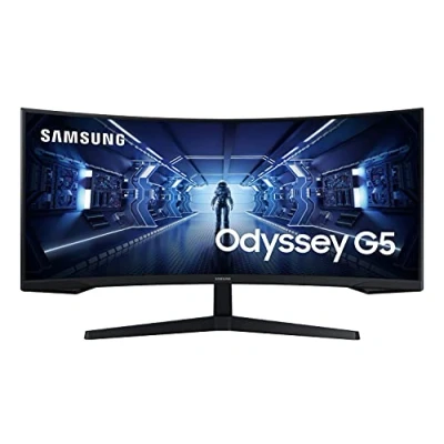 Image de Samsung G Series C34G55TWWU 86,4 cm (34 ) 3440 x 1440 pixels UltraWide Quad HD LCD Noir Neuf