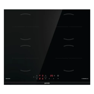 Image de Gorenje GI6401BCE Plaque de Cuisson à Induction 60 cm TouchControl PowerBoost Timer ChildLock Indicateur Chaleur Résiduelle Noir