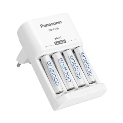 Image de Panasonic Eneloop Basic Chargeur BQ CC51 INCL. 4xAA K KJ51MCD40E