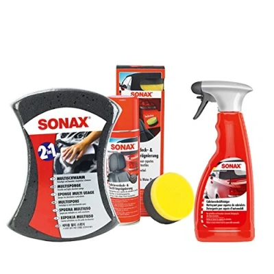 Image de Mousse multifonction + couvercle de cabriolet et textile kit nettoyage pour capot cabrio