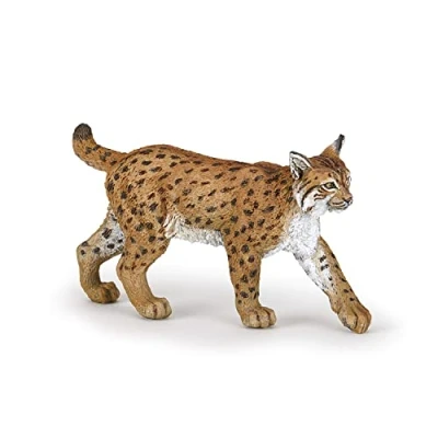 Image de Papo Figurine Peinte A La Main Vie sauvage Lynx 50241 À Collectionner pour Enfants Filles et Garçons Partir de 3 Ans