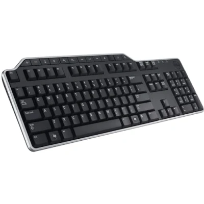 Image de Clavier DELL KB 522 USB QWERTZ Noir Standard avec repose poignets