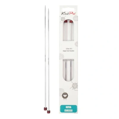 Image de KnitPro KP12254 Aiguilles Simple Pointes Bois Laiton Brillant 25 cm x 3,25 mm