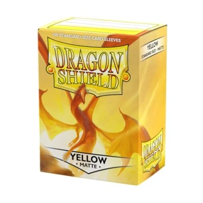 Image de Arcane Tinmen ApS ART11014 &#039;Dragon Shield&#039; Card Game, Matte Yellow