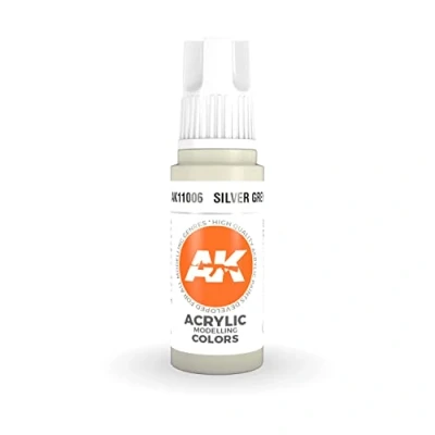 Image de AK Interactive 3rd Gen Acrylic Silver Grey 17ml