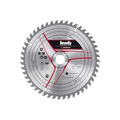 Image de Kwb by Einhell Lame de scie aux carbures tungstène (Ø 254 x 30 mm, 42 dents, pour circulaire sur table &amp; scies à onglet radiales)
