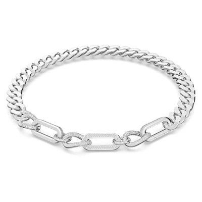 Image de Swarovski Dextera Allaround Chain Mixed Links Shiny Collier, Femme, Taille: One Size, White