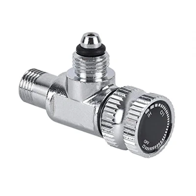 Image de DONGKER Clapet Anti Retour D&#039;aiguille de CO2 Réservoir Poissons,Accessoire Poissons Compteur Bulle Valve Microdosage d&#039;acier Inoxydable