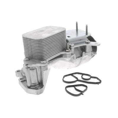 Image de VEMO V42 60 0007 Radiateur d&#039;Huile avec boîtier de filtre à huile, joints Qualité originale PEUGEOT: 3008 I, 208 I 3/5 portes