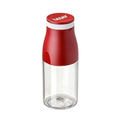 Image de TATAY Bouteille Urban Drink, 400 ml capacité, Hermétique, Tritan, sans BPA, Incassable, Ne Laisse ni Goût Odeur, Passe au lave vaisselle et micro ondes. Bourdeaux