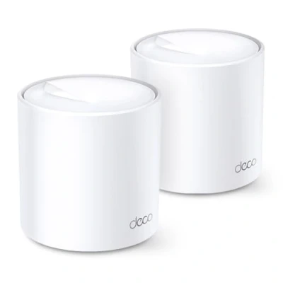 Image de TP Link Deco WiFi 6 Mesh AX1800Mbps X20(2 Pack), Système pour Toute la Maison, Couverture de 250㎡, Installation Facile, Contrôle Parental, Compatible avec toutes les Box Fibre