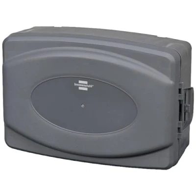 Image de Brennenstuhl Boîte résistante aux intempéries (IP54 étanche pour l&#039;extérieur protéger les connecteurs, prises, adaptateurs, transformateurs, etc., accessoires d&#039;extérieur)