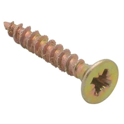 Image de Spectre Advanced Lot de 200 vis à bois multi usages Jaune zinc passivé 3 x 25 mm