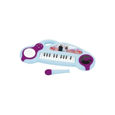 Image de Lexibook Reine des neiges Piano électronique pour Enfants avec Effets Lumineux, Microphone, Batterie, Haut Parleur intégré, mélodies de démonstration, Lecteur DJ, Mauve, K704FZ, Violet/Bleu