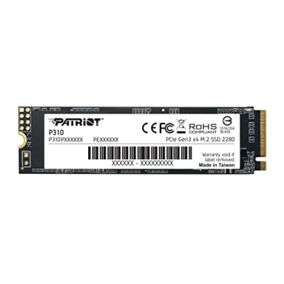 Image de Patriot P310 M.2 PCIe Gen 3 x4 480Go SSD a Basse Consommation P310P480GM28