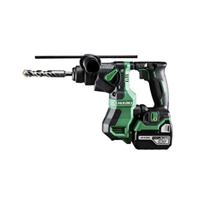 Image de HIKOKI DH18DPAWPZ Martillo ligero SDS Plus a bateria 18V Li Ion 2x 5,0 Ah motor Brushless 1,3 J 0 1080 rpm 5500 ipm max. 18 mm 2,1 Kg con maletin apilable