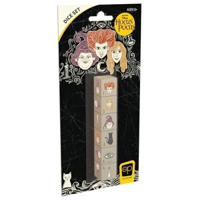 Image de Disney Hocus Pocus Dice Set Officially Licensed 6 Sided