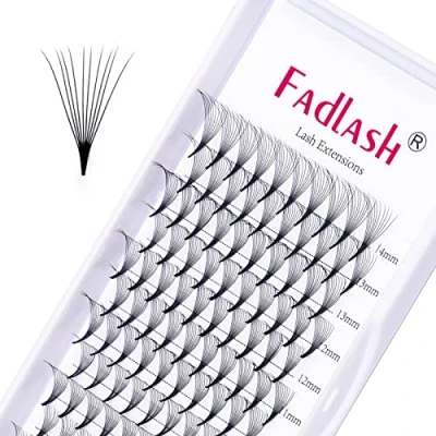 Image de Cils Volume Russe 10D 0.07mm D Curl 8 14mm Mixed Extension de individuels Cluster Eyelashes pour la Beauté avec des Brucelles