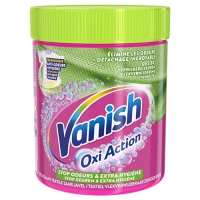 Image de Vanish Detachant Textile Poudre Stop Odeurs Lot de 5 pots 470g