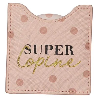 Image de DRAEGER PARIS 1886 Toga Miroir Super Copine Rond de Poche à Emmener Partout Idéal Cadeau Anniversaire, Toutes Occasions Dimensions 8,5 x 8 cm 76005902 Small
