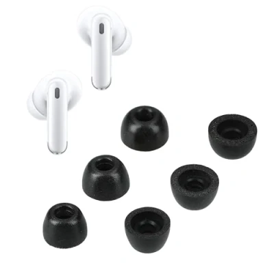 Image de kwmobile 6X Embout Compatible avec Oppo Enco X2 Embouts de Rechange en Mousse pour Écouteurs 3 Tailles S M L Noir