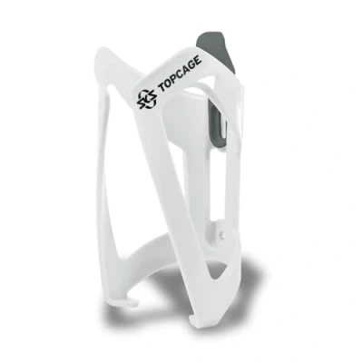 Image de SKS GERMANY, Blanc TOPCAGE (Porte bidon pour vélos en Plastique très résistant et léger, butée réglable, Crochets d&#039;arrêt Variables Un Blocage sûr), Unisex Adult, Taille Unique