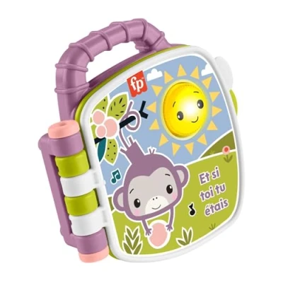 Image de Fisher Price Comptines Du Singe Violet Livre Interactif