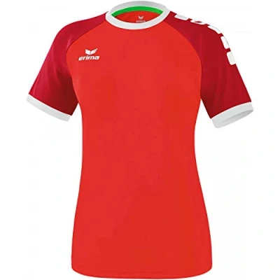 Image de Erima Zenari 3.0 Maillot Femme, Rouge/Ruby Red/Blanc, FR : 36 (Taille Fabricant 34)
