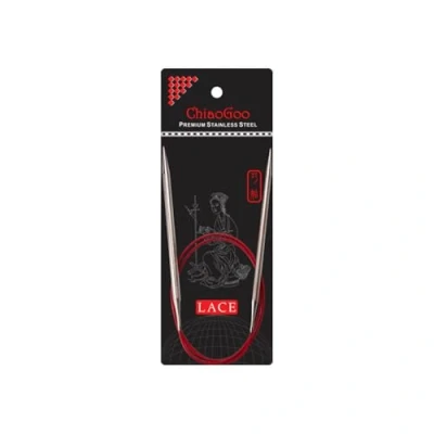Image de ChiaoGoo Red Lace (80 cm, 3,00 mm) Aiguille Circulaire 1 unité