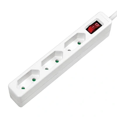 Image de LogiLink LPS230 3 sortie(s) CA Tension d&#039;entrée AC: 250 V Longueur de câble: 1,5 m Blanc