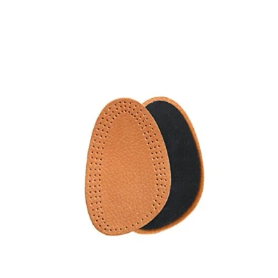 Image de Kaps Halfled Half Insoles Comfortable Leather &amp; Latex Discreet Absorbs Moisture Prevent Rubbing Blisters In Heels, Flats Boots Helps Shoe Fit Size Too Big (8 9 UK / 41 42 EU Beige)