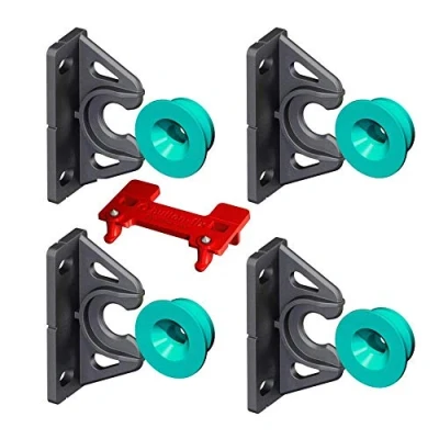 Image de Button Fix 4 supports de type 2 avec bouton amélioré + 1 outil marquage