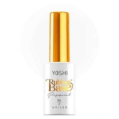Image de Yoshi Base en caoutchouc 10 ml pour ongles de vernis à UV durables professionnelle élastique Blanc
