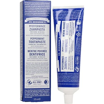 Image de Dr. Bronner ́s Toothpaste 140G Soin dentaire, Femme, Taille: 105 ml, Pfefferminze