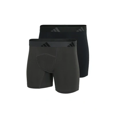 Image de adidas Sportswear 2ER PACK Active FLEX Shorty, Homme, Taille: Large, Dunkelgrau schwarz