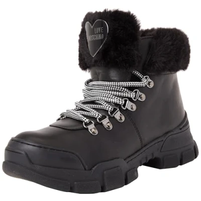 Image de Love Moschino Femme Ja15484g0lias00a Baskets, Noir, 37 EU