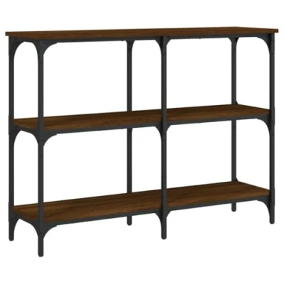 Image de vidaXL Table Console chêne Marron 100x29x75 cm Bois d&#039;ingénierie