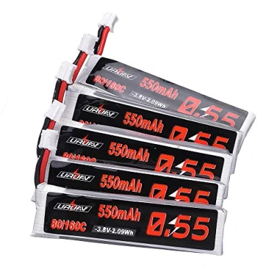 Image de KINGDUO 5 Pcs 3.8V 550mAh 80C/160C 1S HV 4.35V PH2.0 Plug Lipo Batterie pour GEPRC TinyGO 4K FPV Indoor Whoop Emax Tinyhawk Kingkong/LDARC Tiny