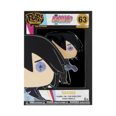Image de Funko Large Pop! Enamel Pin Boruto Next Generations: Sasuke Uchiha Boruto: Naruto Generations en Émail Broche Fantaisie Mignonne à Collectionner pour les Sacs Dos et