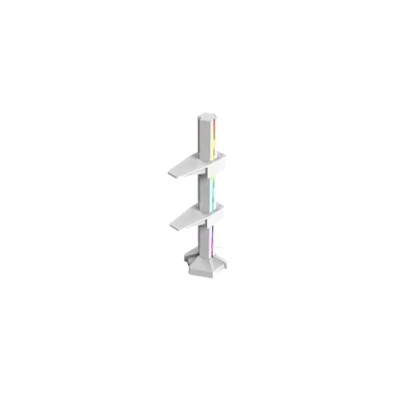 Image de Gelid Solutions Stabilo Support de carte LED VGA pour 2 GPUs ARGB Synchronisation compatible avec tous les types GPU Blanc 60 x 95 235 cm