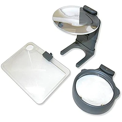 Image de Carson Hobby loupe 3 en 1 avec fonction éclairage par LED (HM 30)
