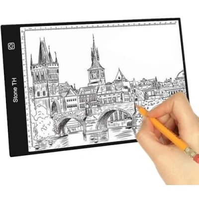 Image de Stone TH Table Lumineuse Dessin, A4 Ultra mince Portable Tablette Led pour Broderie Diamant, Esquisser, Animation
