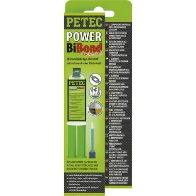 Image de PETEC 98625 Colle universelle 40C +120C sans silicone blanc/jaune 24