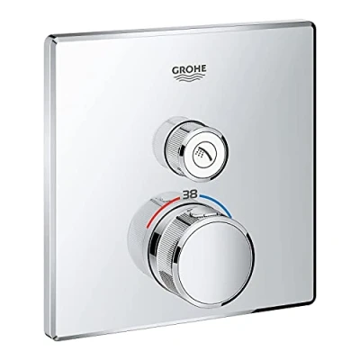 Image de GROHE 29123000 Grohtherm SmartControl Thermostatique pour Installation encastrée 1 Sortie, Chrome