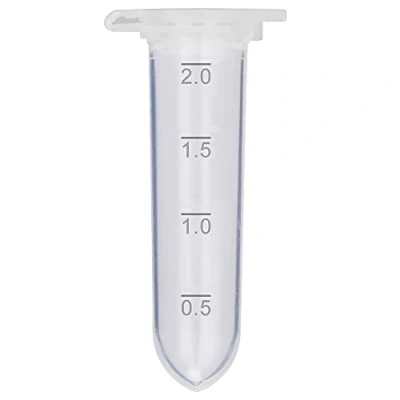 Image de stonylab Micro Tubes de Centrifugeuse, Plastique Transparent Gradué en Polypropylène 2ml avec Bouchon à Clipser, Laboratoire Centrifuge (2ml, 200 Packs)