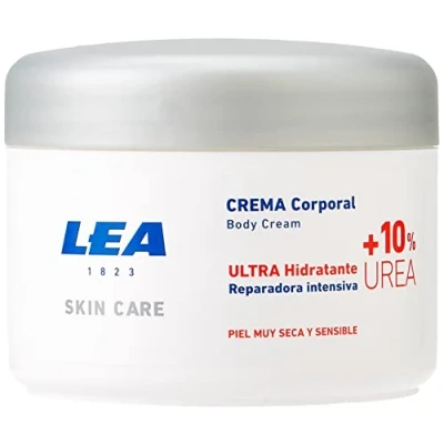 Image de LEA Mixte Skin Care Crema Corporal UREA Piel MUY SECA 200ML Creme Corps Peau Tres SECHE, Negro, Seulement